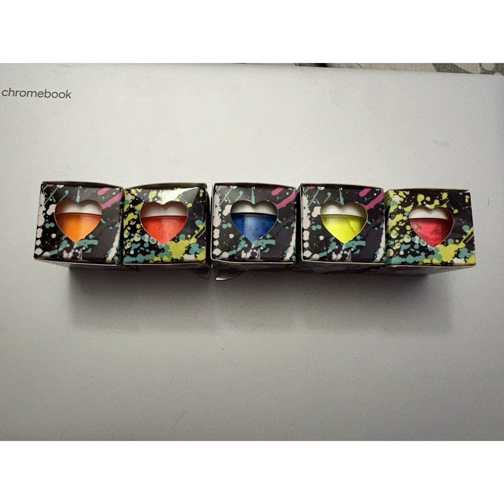 Vintage Spoiled Cosmetics Neon Pigments Brand New 5 Pieces Makeup